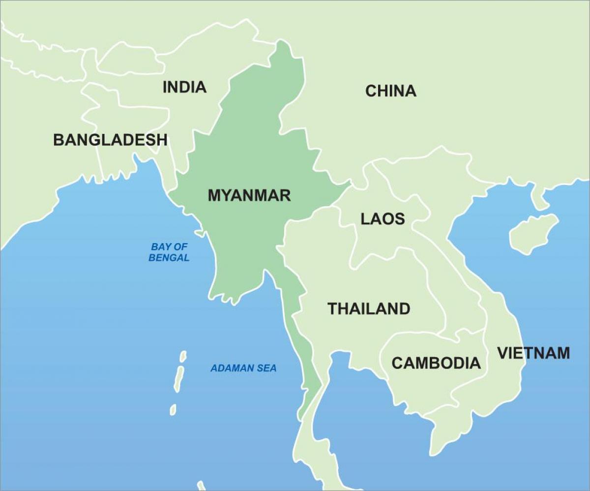 Birmanian mapan asiako