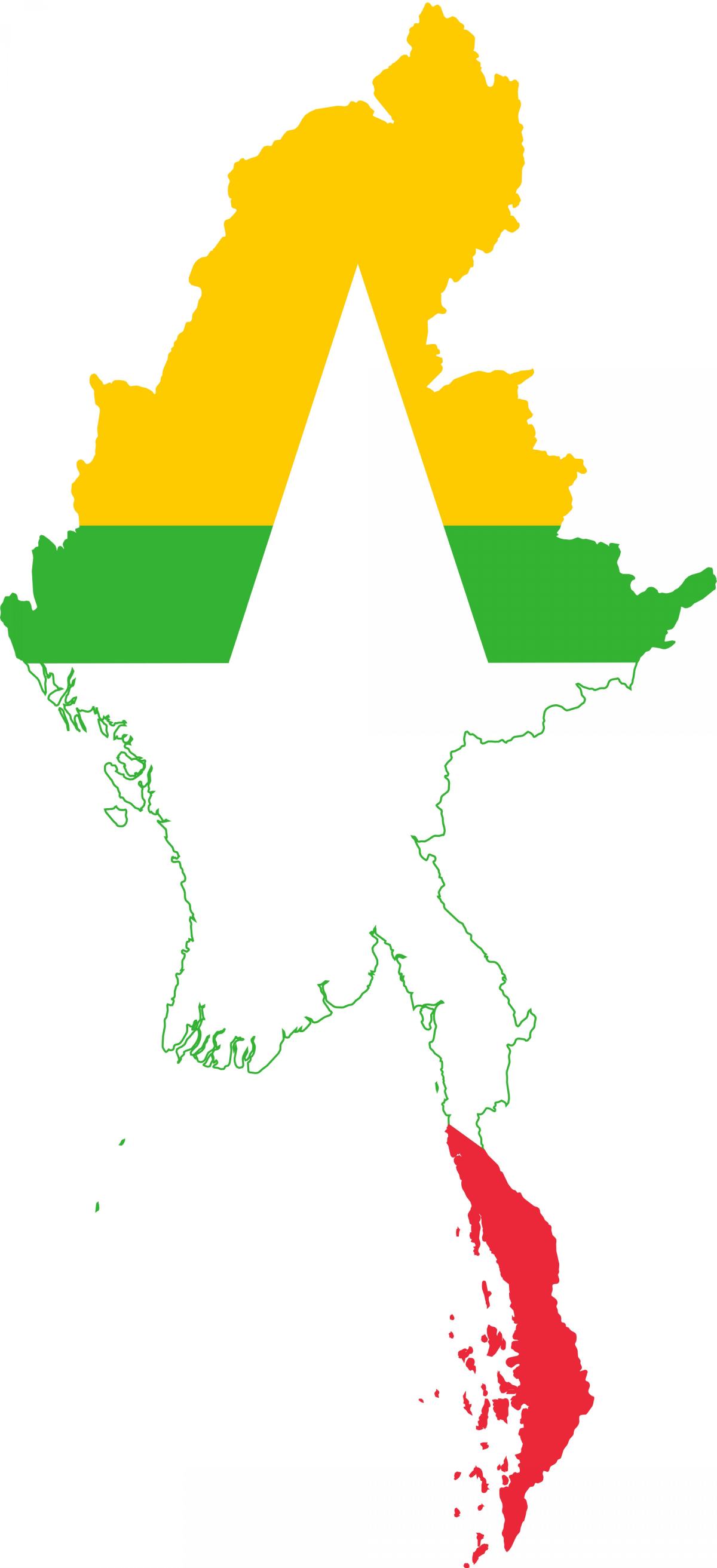 Mapa Myanmar logo