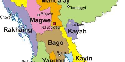 Myanmar mapa argazki