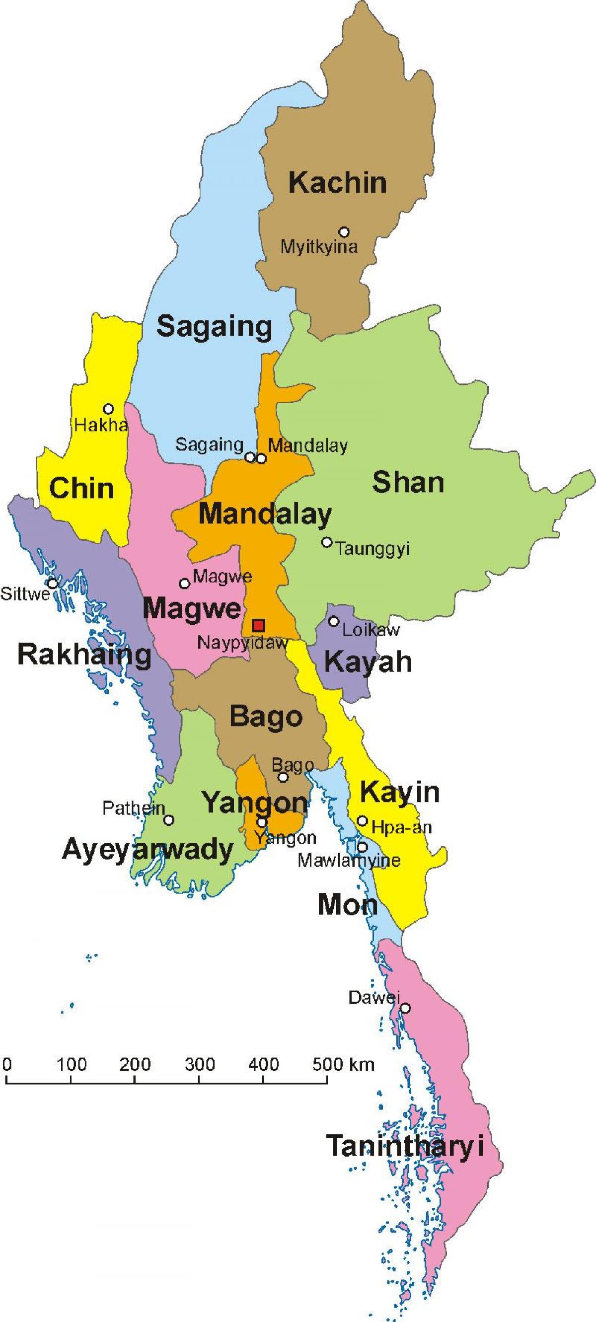 Myanmar mapa argazki
